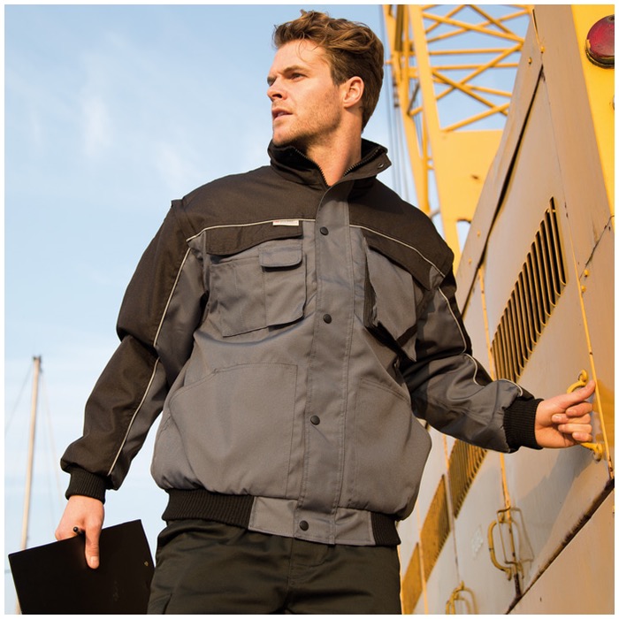 Result Work-Guard R071X Zip Sleeve Heavy Duty Jacket