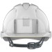 JSP EVO2 Hard Hat with Badge holder - Slip Ratchet - Vented - White