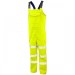 Leo Workwear BB01-Y Northam Hi Vis ISO Class 2 Bib and Brace Ecoviz 10K Yellow