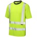 Leo Workwear T02-Y Braunton EcoViz Coolviz Hi Vis T-Shirt Yellow