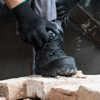 rock fall safety footwear