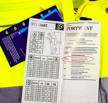 Notify Body Number Can you be 100% confident that the High Visibility apparel you buy ...