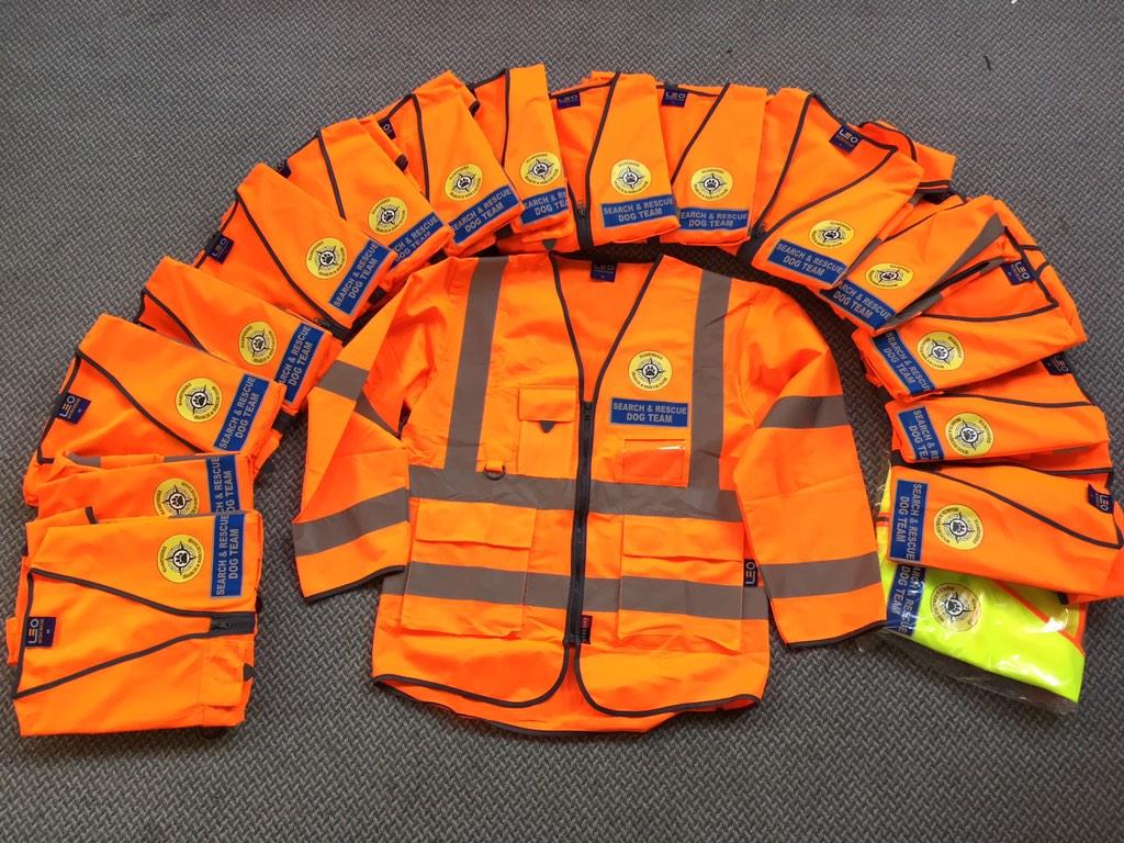 Hampshire Search and Rescue Dogs - HSARDogs High Visibility Jackets