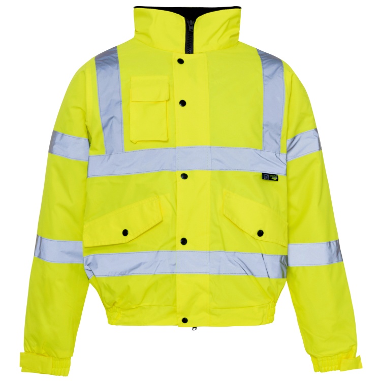 Orange Two Tone Deluxe High Visibility Waterproof Bomber Jacket
