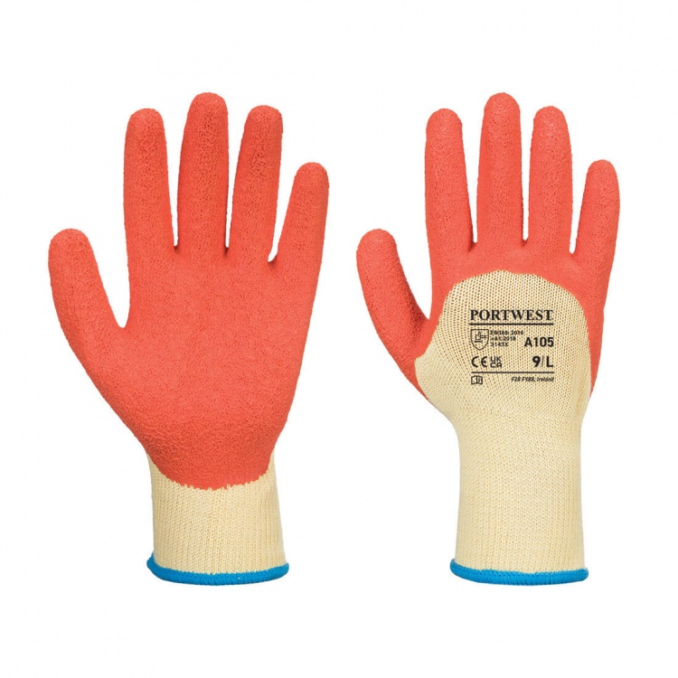Portwest A105 Grip Xtra Gloves - Latex
