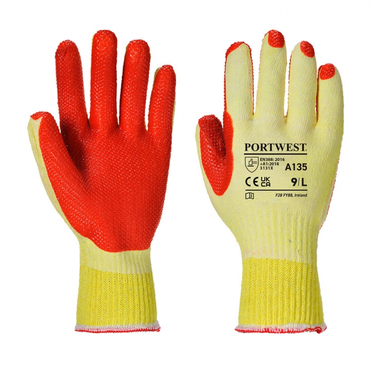 Portwest A135 Tough Grip Glove - Latex