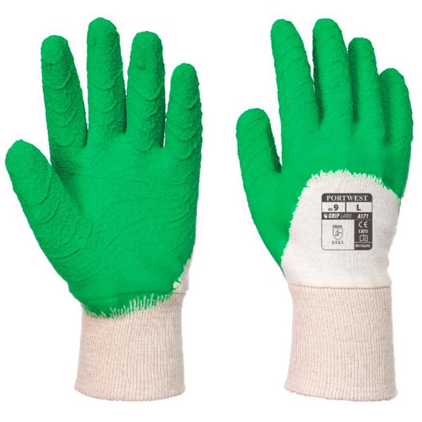 Portwest A171 Latex Open Back Crinkle Glove