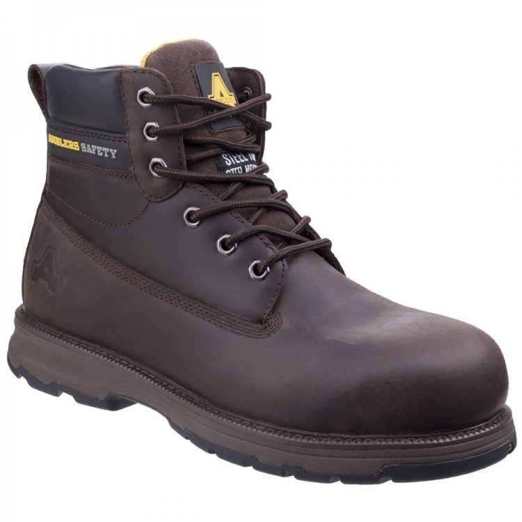 Amblers Herren Mittelfuß Wasserfest S3 Sicherheitsstiefel Stahlkappe Mittelsohle