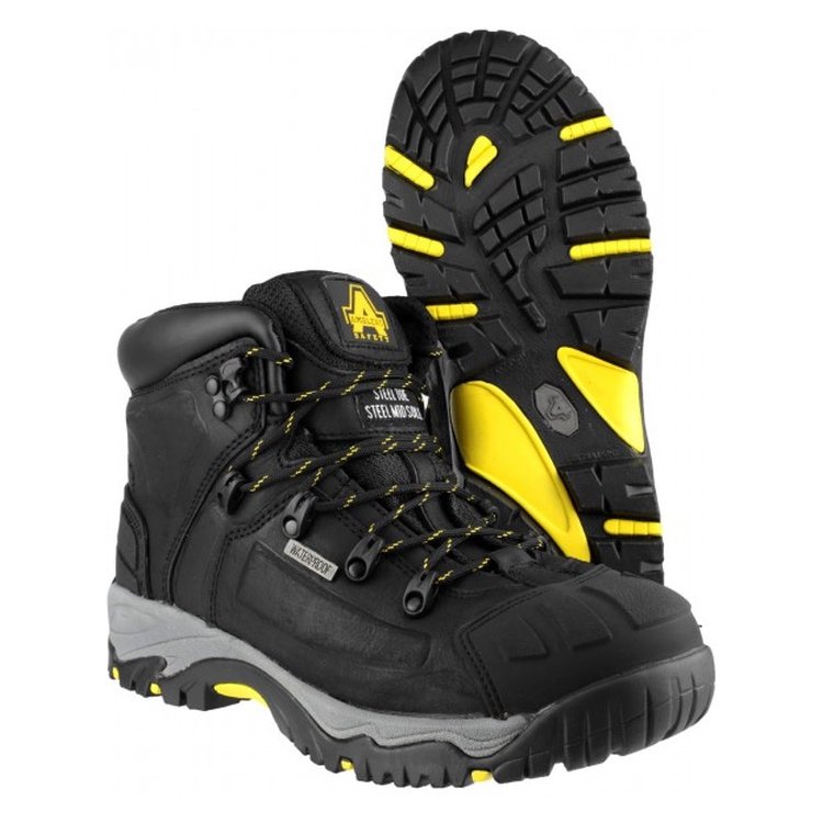 S3 Sicherheitsstiefel Hammer Workwear schwarz Gr. 38
