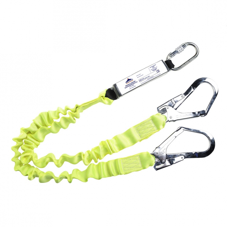 Portwest FP52 Double Elasticated Lanyard With Shock Absorber