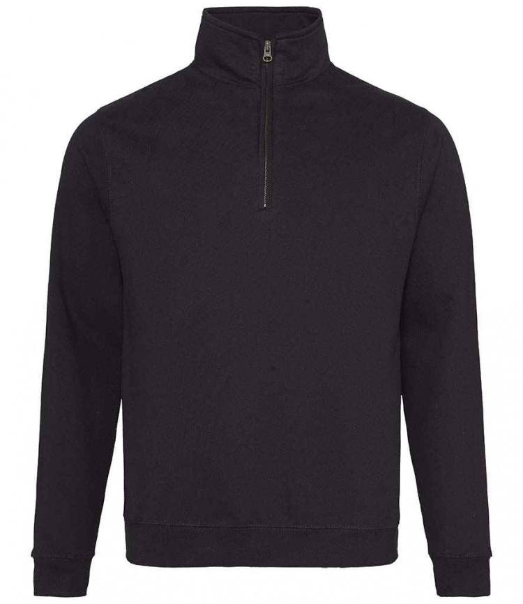 Just Hoods JH046 AWDis Sophomore Zip Neck Sweatshirt | BK Safetywear