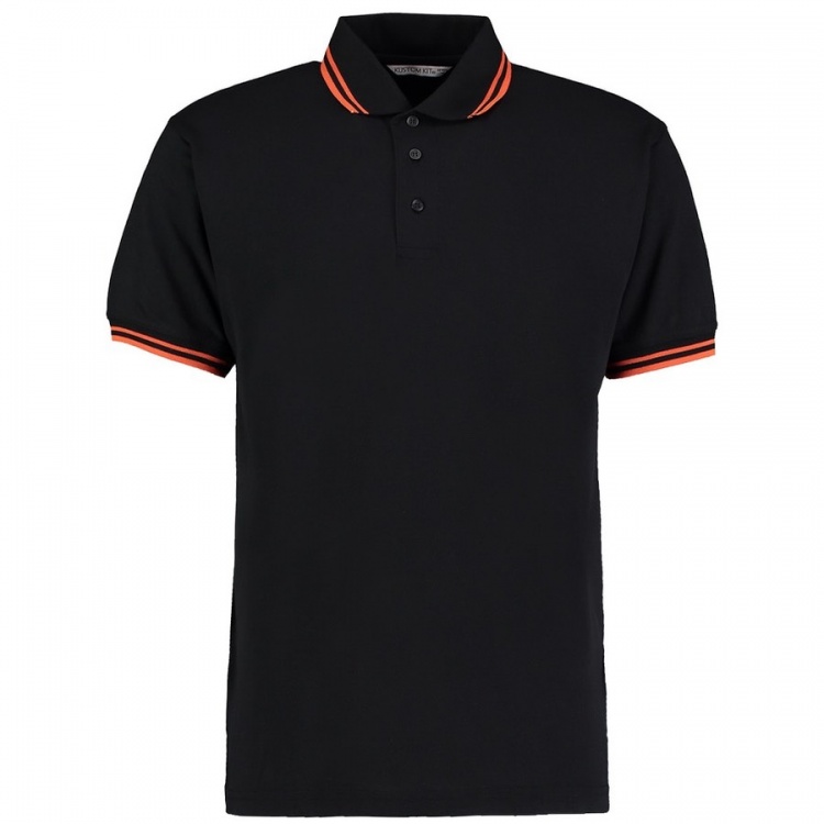 Kustom Kit K409 Contrast Tipped Poly/Cotton Piqué Polo Shirt