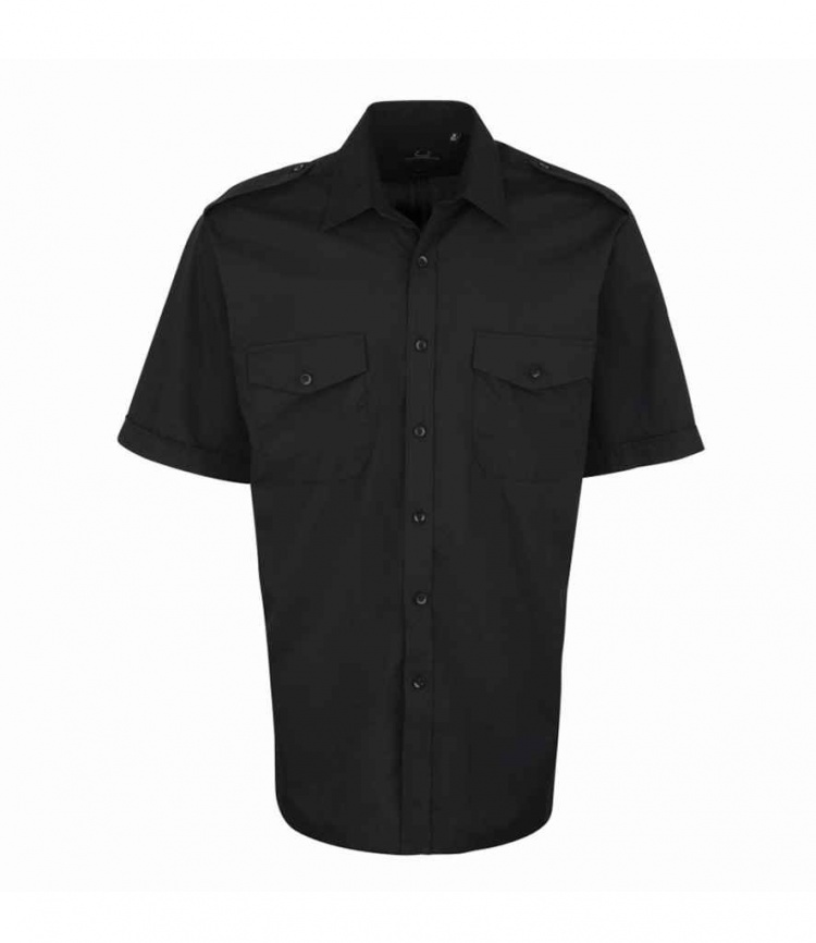 Premier PR212 Short Sleeve Pilot Shirt | BK Safetywear