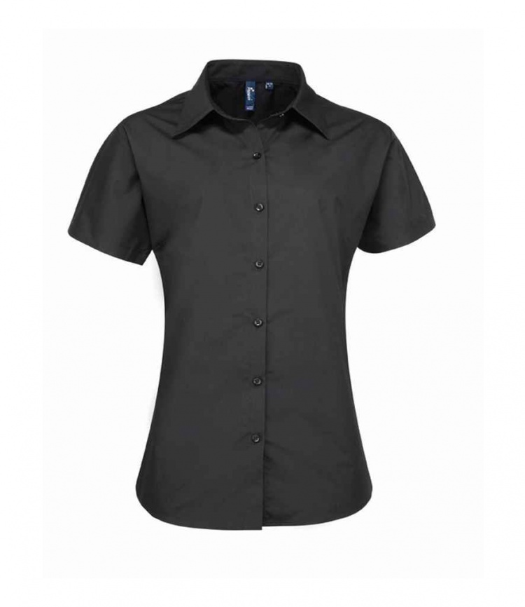 Premier PR309 Ladies Supreme Short Sleeve Poplin Shirt