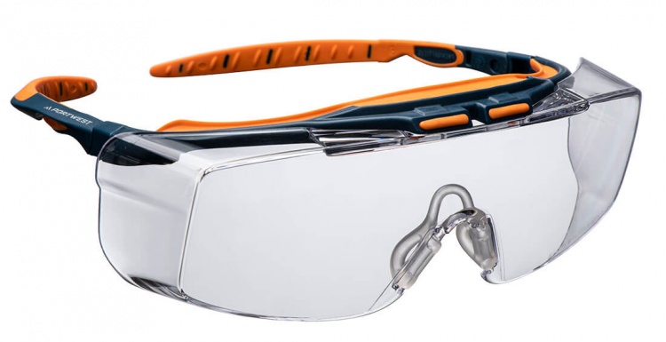 Portwest PS24 Peak OTG Safety Glasses