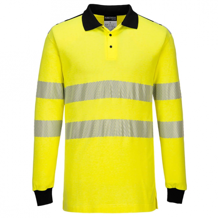 Portwest FR702 WX3 Flame Resistant Hi-Vis Polo Shirt
