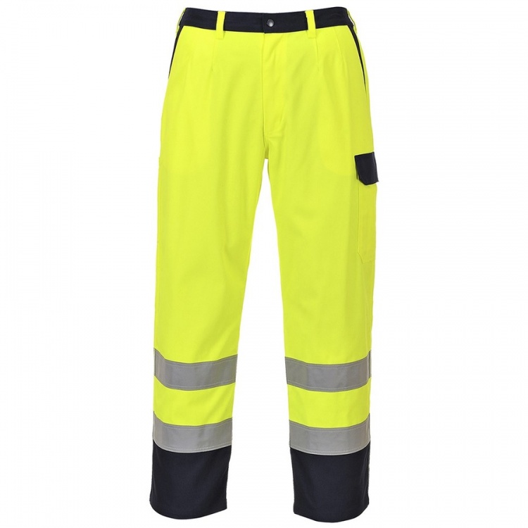 Portwest FR92 Bizflame Pro Hi-Vis Trousers 330g | BK Safetywear
