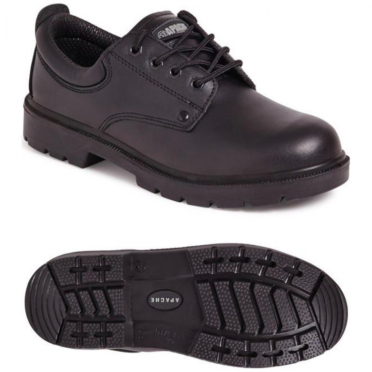 Apache Workwear AP306 Black 4 Eye Safety Shoe