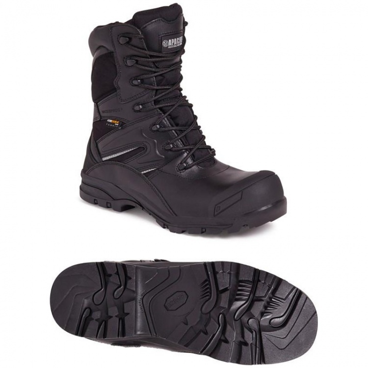 Apache Workwear COMBAT Non Metallic High Leg S3 WRA HRO SRC Safety Boot