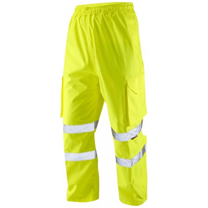 Leo Workwear L01-Y Appledore Hi Vis Superior Cargo Overtrouser Yellow