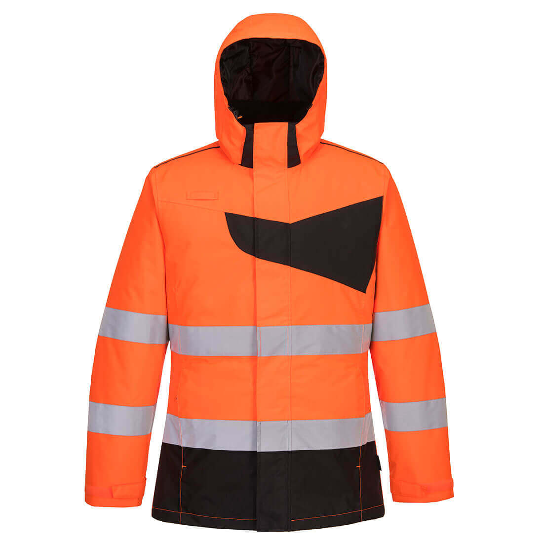 orange hi vis winter jacket