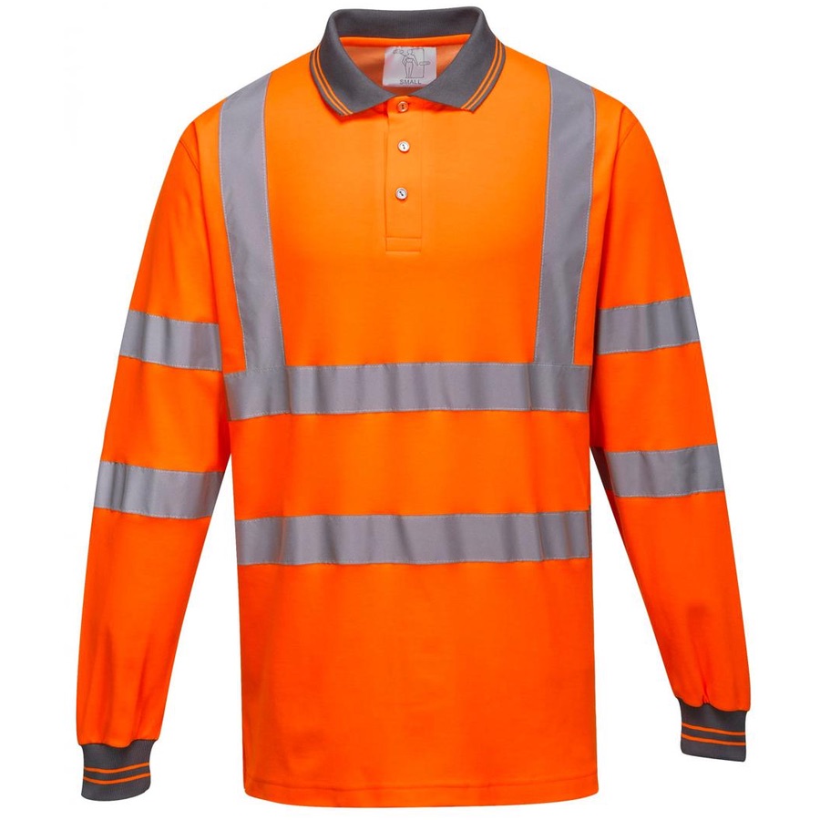 Portwest S271 Long Sleeved Cotton Comfort Polo | BK Safetywear
