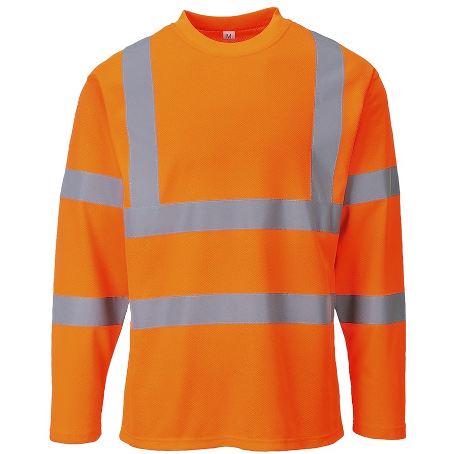 Portwest S278 Long Sleeved Hi Vis T-shirt | BK Safetywear