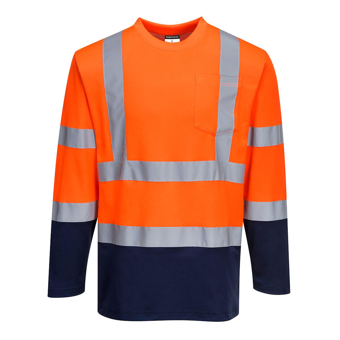 Portwest DX416 Hi-Vis L/S T-Shirt (O/B