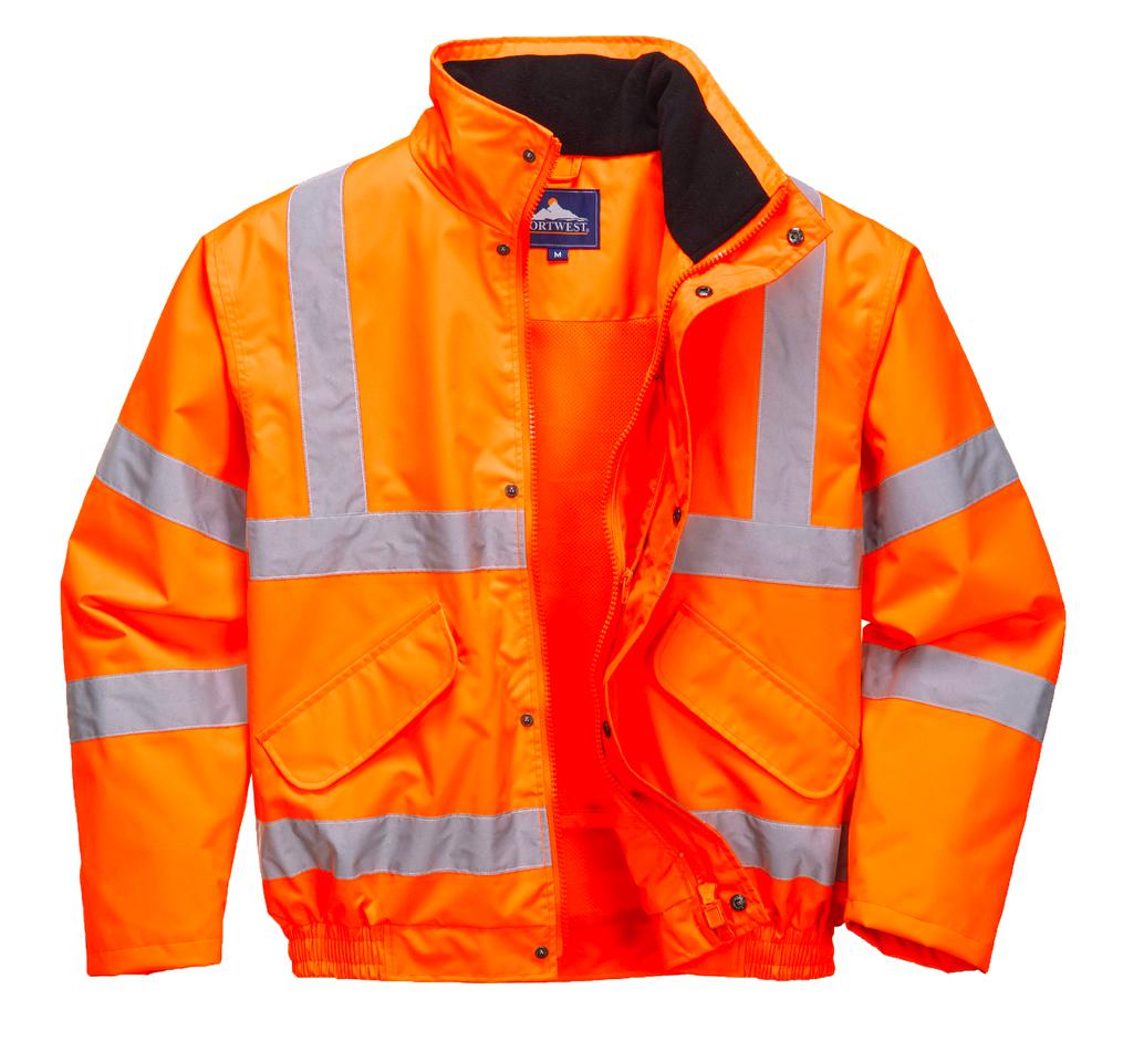 Parka De Travail Haute Visibilité (Hi-Vis) Jaune - Norme EN20471 - Imperméable Et Respirant