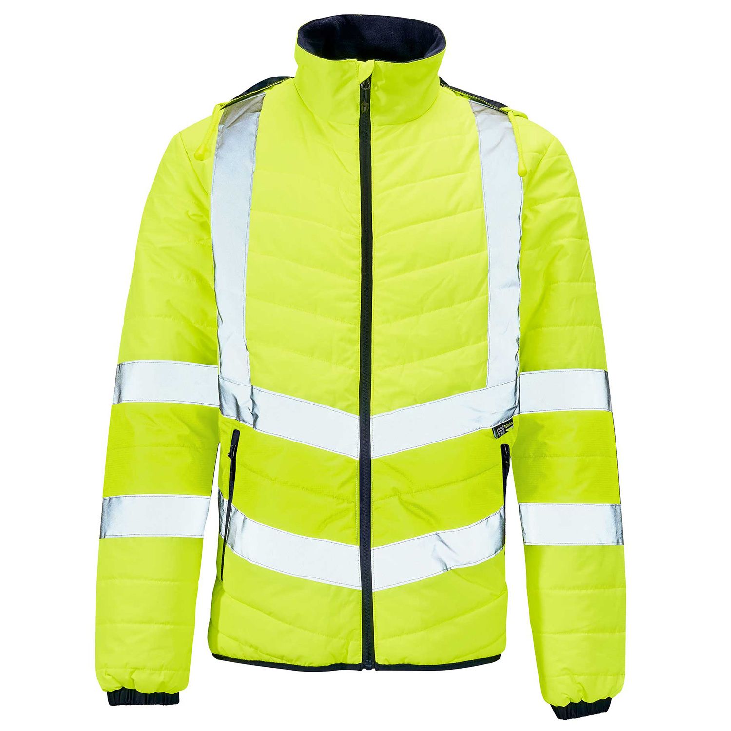 Supertouch H148 Hi Vis Yellow Puffer Jacket
