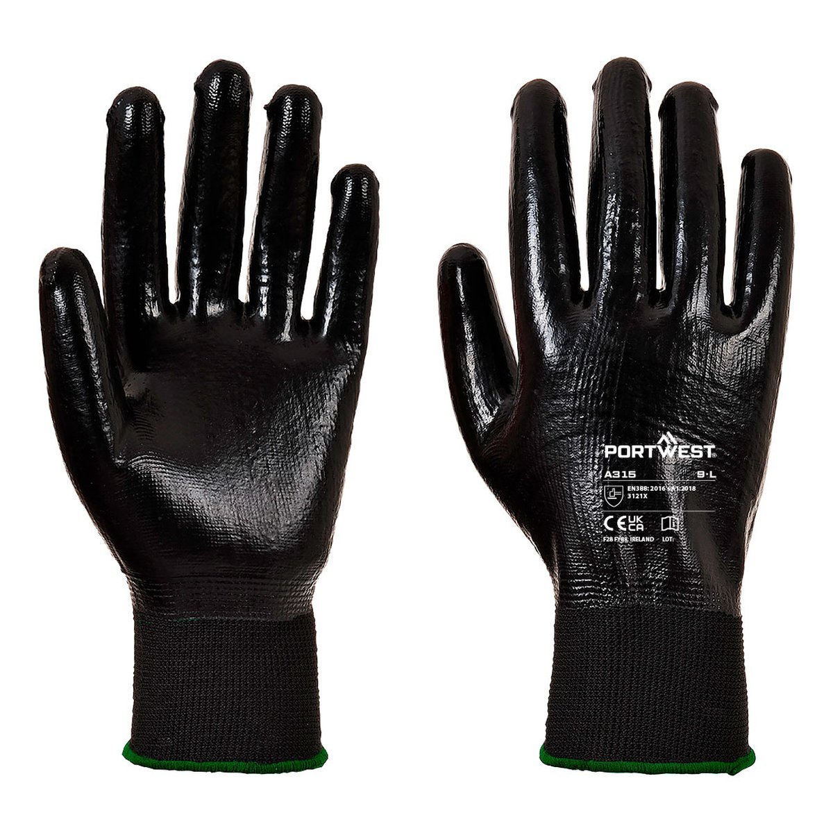 新品未使用 25AW CURVED GLOVES Portwest A315 All-Flex Grip Gloves - Nitrile | BK Safetywear