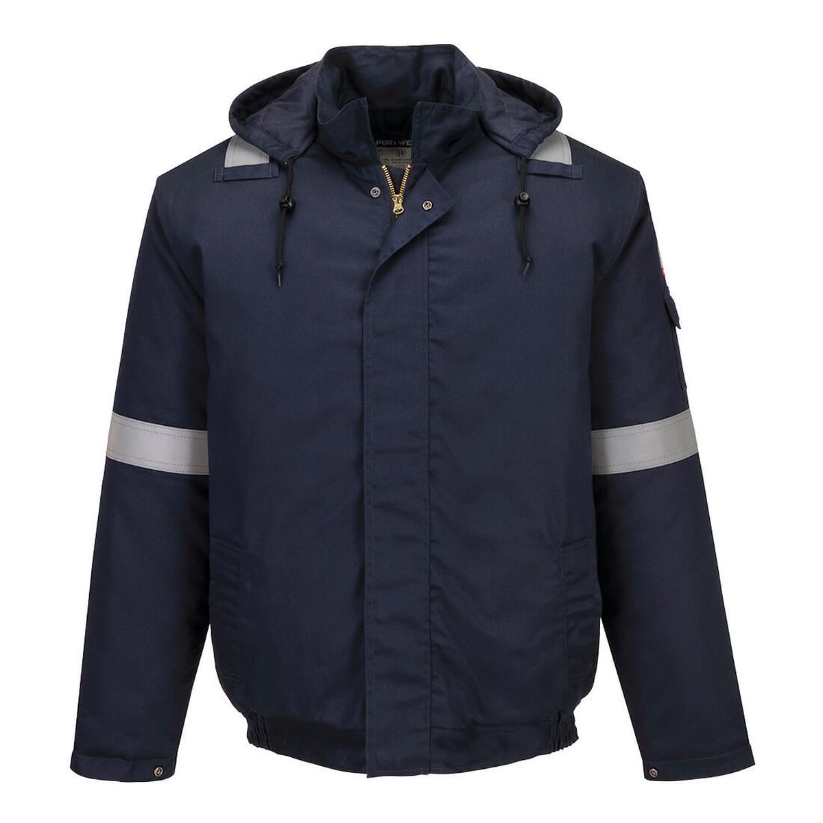 Portwest FR731 Bizflame Work+ FR Insulated Bomber Jacket | BK