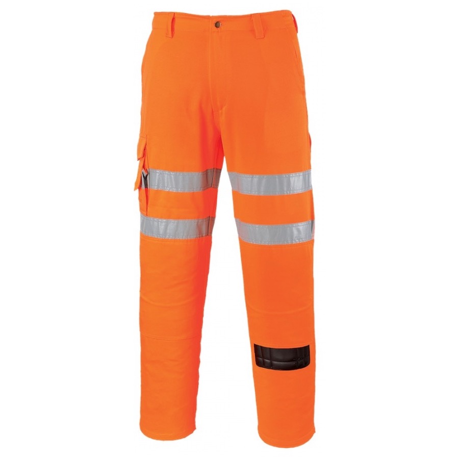 Beeswift Envirowear Orange HiVis Trouser Unisex Reflective Sustainable  Circular Process Safety PPE Workwear  28Regular  Amazoncouk Fashion