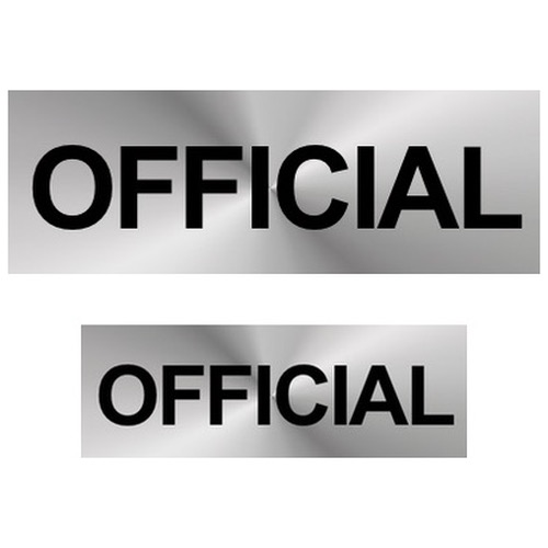 Official Reflective Badge (Front & Back)