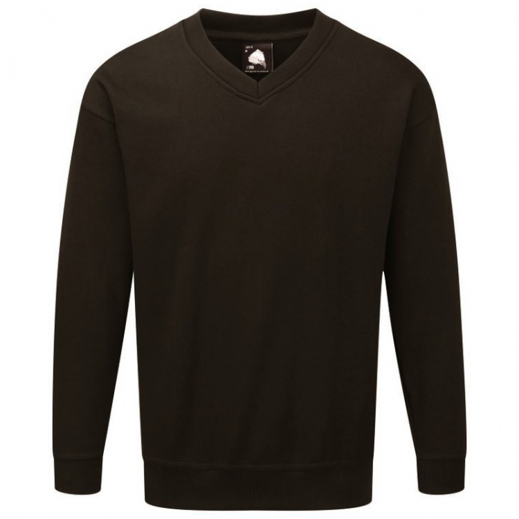ORN Workwear Buzzard 1260 Premium V Neck Sweatshirt 65% Polyester / 35% Cotton 320gsm