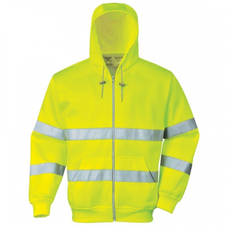 Portwest B305Zip FrontHi Vis Hoody