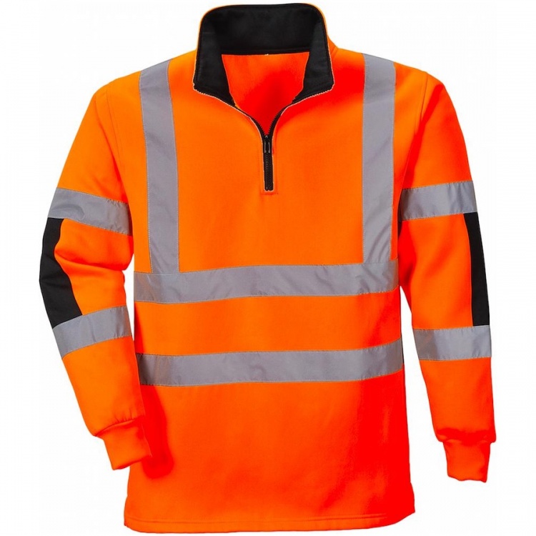 Portwest B308 Xenon Hi Vis Rugby Sweatshirt