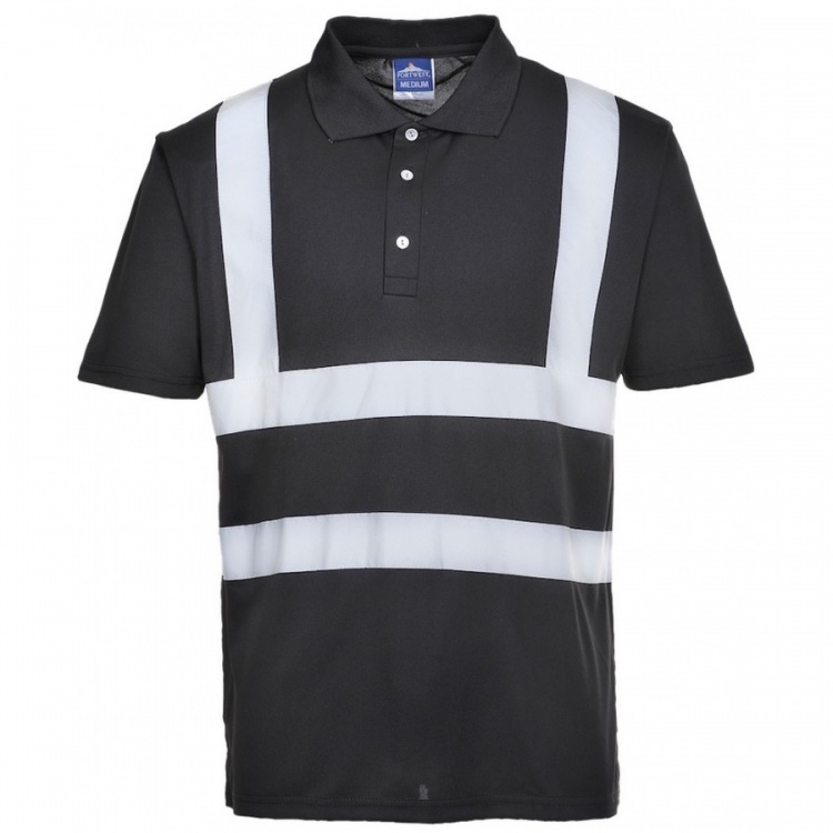 Portwest F477 IONA Poloshirt with Reflective Tape 155g
