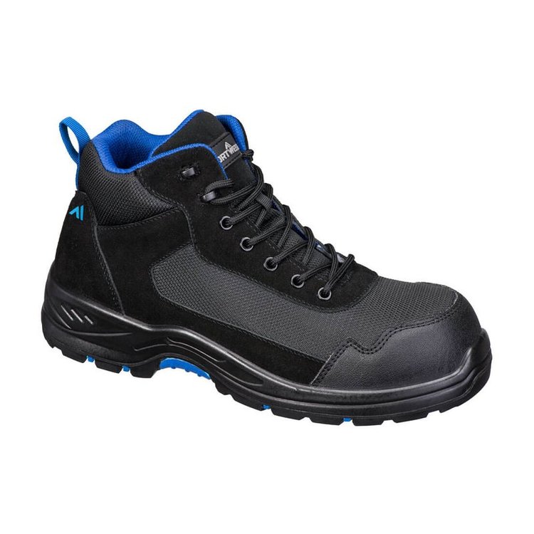 Portwest FC22 Composite Textile Suede Mid Boot S3L HRO SR FO | BK
