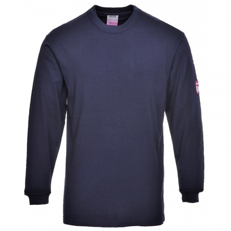Portwest FR11 Flame Resistant Anti Static Long Sleeve T-Shirt