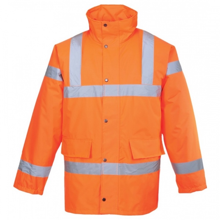 Portwest Railway RT30TrafficHi Vis RIS-3279-TOM Jacket Orange