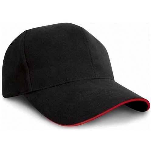 RESULT RC025P Pro-Style Heavy Brushed Cotton Cap with Sandwich Peak