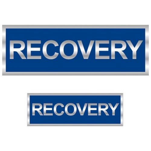 Recovery Reflective Badge (Front & Back)
