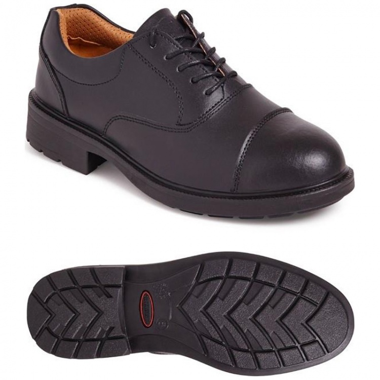 City Knights SS501CM Oxford Safety Shoes Black | BK Safetywear