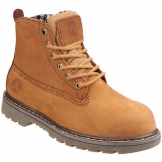Amblers Safety Men's FS9 Goodyear Welted Steel Toe Boot - Black, UK 5 / EU 38
