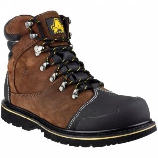 Amblers Safety FS225 Waterproof Chelsea Safety Boot - Steel Toe, UK 11 / EU 46, Brown