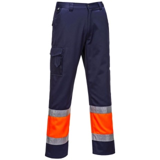 Portwest E049 Hi Vis Two Tone Combat Trousers