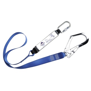 Portwest FP50 Single Webbing Lanyard With Shock Absorber