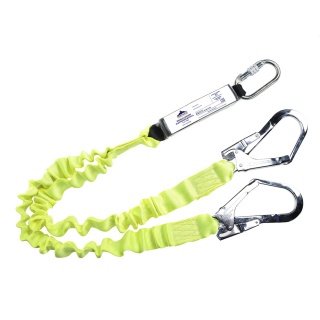 Portwest FP52 Double Elasticated Lanyard With Shock Absorber