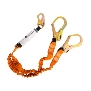 Portwest FP75 Double 140kg 1.8m Lanyard with Shock Absorber